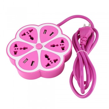 4 USB Multifunctional Lemon Plug Strip Universal Smart Charging Socket With 1.8m Cable Power Line Useful Household Gadget