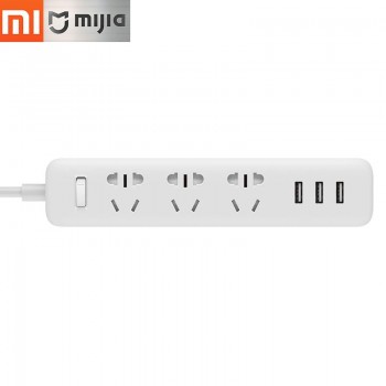 Original Xiaomi Power Strip Smart Home Electronics 2A Fast Charging 3 USB 2.0 Interface Extension Socket Plug 10A 250V 2500W
