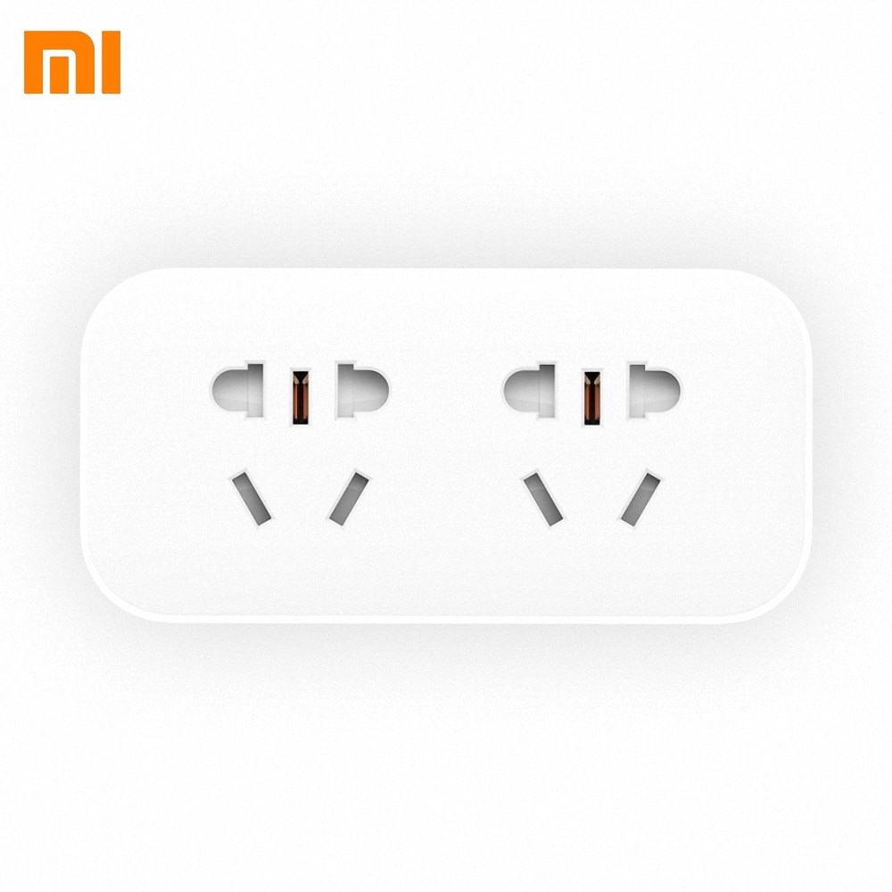 Xiaomi Mijia Power Strip 2 Sockets Converter Portable Plug Travel Adapter for Home Office 5V 2.1A drop shipping