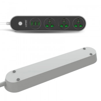 Universal Electric Socket EU UK US Type Extension Smart Charger 3 USB Adapter 3.1A 2.1A 2A 1A Charging For Xiaomi 5S 6S Huawei