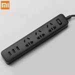 Original Xiaomi Power Strip Socket With 3 Standard Socket 3 USB Port Fast Charging Power Converter Adapter