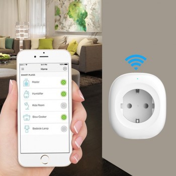 New Smart Plug Mini Wireless EU Plug WiFi Phone Remote Control Smart AC Plug Outlet Power Switch Socket for IOS Android Phone