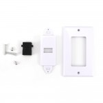 Brand New 1-Port Plug and Play 1080P HDMI Wall Face Plate Panel Cover Outlet Extender for Home Theater DVD TV