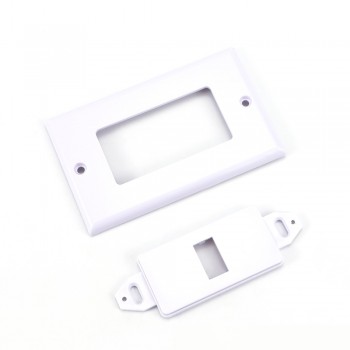 Brand New 1-Port Plug and Play 1080P HDMI Wall Face Plate Panel Cover Outlet Extender for Home Theater DVD TV