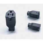 Wholesale Black America 3 pins Elcectrical AC 125V 15A US Power cord cable online female power socket