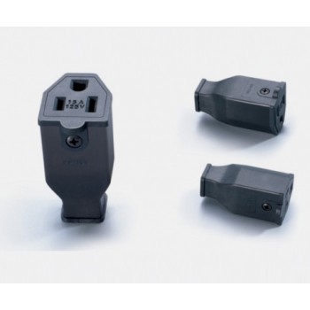 Wholesale Black America 3 pins Elcectrical AC 125V 15A US Power cord cable online female power socket