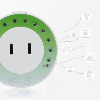 VBESTLIFE 12 Hour Mini Timer Socket Mechanical Program Timer Switch Socket Wall Outlet Energy Saveing 220V US Plug