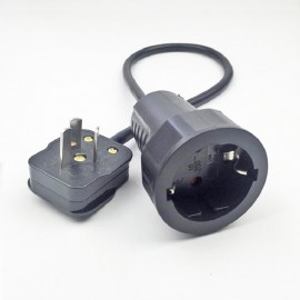 European German Standard to China Plug Socket Conversion China to EU Plug Household Appliances Power Adapter Cable Conversion