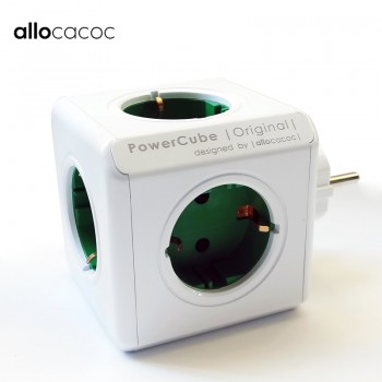 Allocacoc smart home use 5 outlets EU plug electric charger power strip powercube multi extension plug smart socket Dock travel