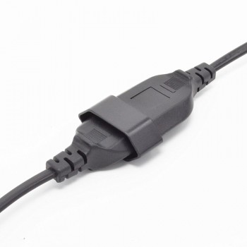European EU 2 Prong VDE Male to Female Power Extension Cord Cable for PC Computer PDU UPS 0.5M/1M/2M/3M/4M/5M Extension Cord