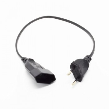 European EU 2 Prong VDE Male to Female Power Extension Cord Cable for PC Computer PDU UPS 0.5M/1M/2M/3M/4M/5M Extension Cord