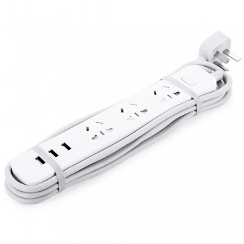 Original XiaoMi 3 Mi Smart Plug Adaptation Power Strip With 3 3 USB Extension Standard Plug 1/2A 3 Sockets For Phone Tablet PC