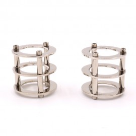 1pcs 43X40MM Vacuum Tube Guard Protector Cover HIFI Vintage Audio AMP DIY Chrome Plated For 12AX7 12AT7 ECC83 6922 5687