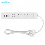 2017 Broadlink Smart Power Socket Plug MP2,WiFi Remote conntrol 3 Outlet Socket with 2.1A USB for Smart Home Automation System