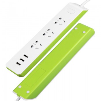 2017 Broadlink Smart Power Socket Plug MP2,WiFi Remote conntrol 3 Outlet Socket with 2.1A USB for Smart Home Automation System