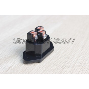 High Quality  Audio Grade Pure Copper plated IEC Inlet Socket Audio IEC Inlet Socket