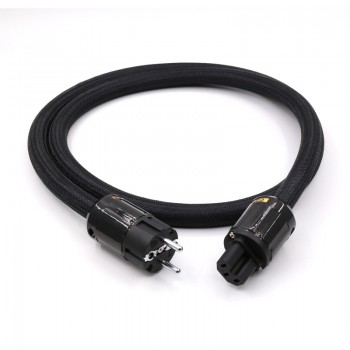 Pure copper power wire cable EU/US/AU/UK rhodium /Gold plated  power Plugs Diy hifi power cable for audiophile amplifier
