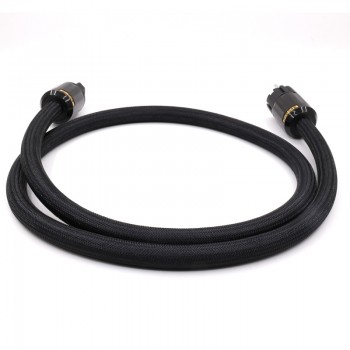 Pure copper power wire cable EU/US/AU/UK rhodium /Gold plated  power Plugs Diy hifi power cable for audiophile amplifier