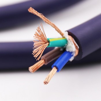 Pure copper power wire cable EU/US/AU/UK rhodium /Gold plated  power Plugs Diy hifi power cable for audiophile amplifier