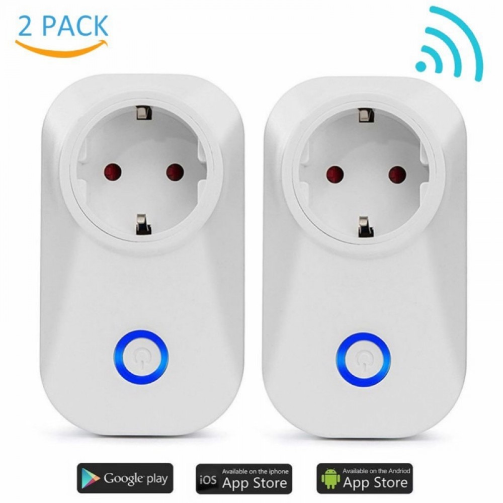 WIFI Smart Plug Smart Switch Socket EU Plug Audio Control Smart Timing Socket Wireless Outlet Voice Intelligent Control Socket