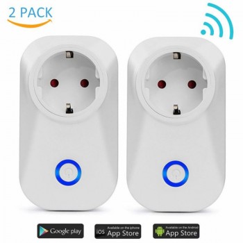 WIFI Smart Plug Smart Switch Socket EU Plug Audio Control Smart Timing Socket Wireless Outlet Voice Intelligent Control Socket