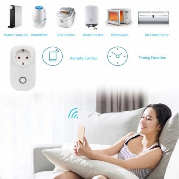 WIFI Smart Plug Smart Switch Socket EU Plug Audio Control Smart Timing Socket Wireless Outlet Voice Intelligent Control Socket