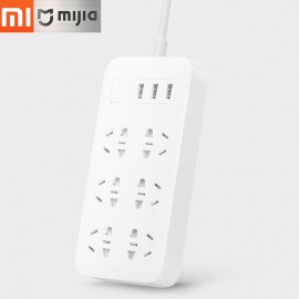 Original Xiaomi Mi Power Strip 6 Outlet with 3 USB Extension Socket 2A Fast Charging USB Power Plug Charger Socket