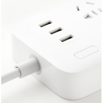 Original Xiaomi Mi Power Strip 6 Outlet with 3 USB Extension Socket 2A Fast Charging USB Power Plug Charger Socket