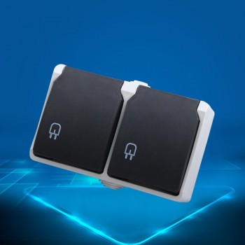 New Waterproof Socket IP44 Outdoor Kitchen Bathroom Surface Type Connector EU Germany Standard