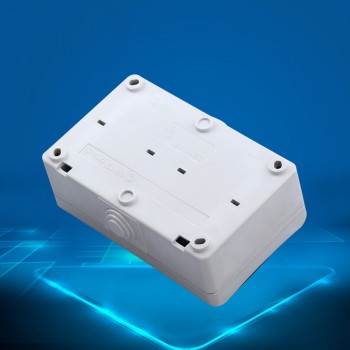New Waterproof Socket IP44 Outdoor Kitchen Bathroom Surface Type Connector EU Germany Standard