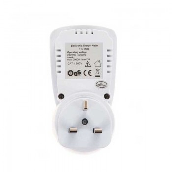 250V 13A UK Plug Socket Energy Meter Electricity Watt Voltage Amps Usage Frequency Monitor Analyzer Power Manage