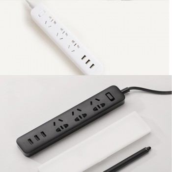 Original Xiaomi Power Strip Outlet Quick Charging 3 USB 3 Standard Adapter Patch Board Lenght Multifunctional patchboard