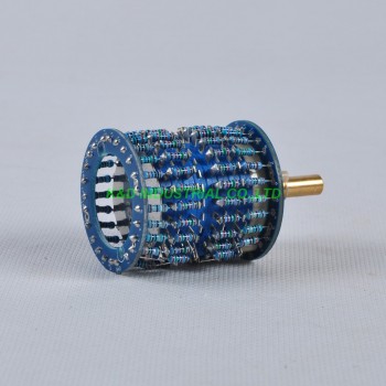 1pc 4pole 24 Step Attenuator Volume Control Pot Log 500K Stereo Potentiometer