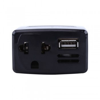 New Car Power Inverter Adapter 12v/24v to 220V Auto Car DC to AC Power Converter Adapter with USB Charging Port