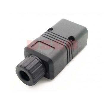 Black Copper 16A 250V Standart UPS PDU APC computer server C20 power removable wiring plug 3P cable converter