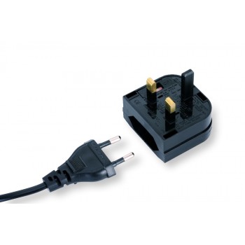 5pcs Free Shipping 5A 2Pin EU to 3Pin UK Adapter Plug BS5732, AC Power Socket ,Travel Power Connector Plug Adapter