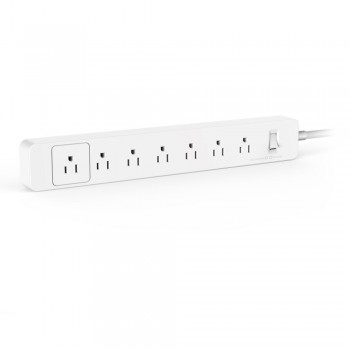 Desktop Power Strip 4/5/6/7 AC Outlets Sockets US Plug 15A with1.5m Extension Cord Switch Surge Protector Overload Protection