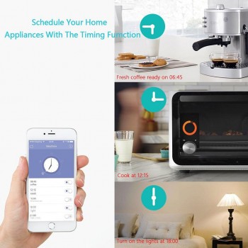 WIFI Smart Plug US Plug Smart Timing Socket Wireless Outlet control function plug for Smart Home Automation for Amazon Alexa