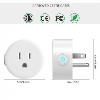 WIFI Smart Plug US Plug Smart Timing Socket Wireless Outlet control function plug for Smart Home Automation for Amazon Alexa