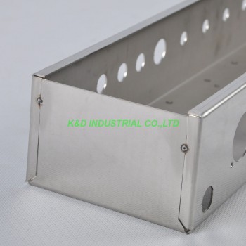 1pc Bassman Tweed 5F6A Guitar Bass Amp Amplifier DIY Deluxe Chassis Chrome Plate