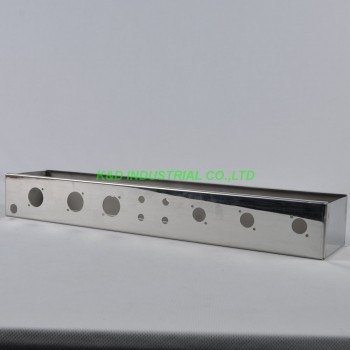 1pc Bassman Tweed 5F6A Guitar Bass Amp Amplifier DIY Deluxe Chassis Chrome Plate