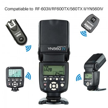 Yongnuo YN560IV YN560 IV YN560-IV Flash Speedlite For Canon Nikon Pentax Sony A99 A58 A6000 A3000 A7s A7 NEX-6 A6300 DSLR Camera