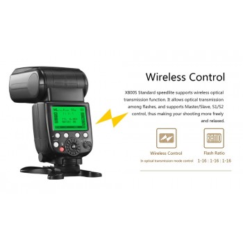 Pixel X800S Standard Wireless GN60 TTL HSS Camera Flash Speedlite For Sony A7 A77 A7R RX1 A6000 A6300 DSLR Vs X800N Yongnuo