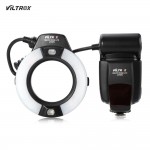Viltrox JY670 Professional Flash M Mode High-Performance Macro Ring Speedlight Flashlight LCD Screen for Canon Nikon CameraFlash