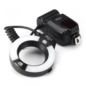 Viltrox JY670 Professional Flash M Mode High-Performance Macro Ring Speedlight Flashlight LCD Screen for Canon Nikon CameraFlash