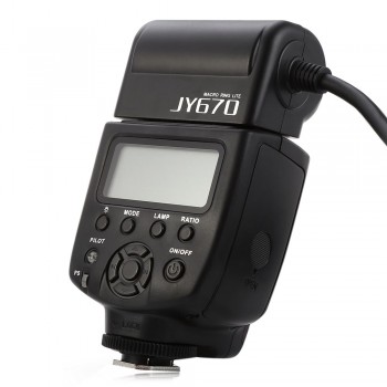 Viltrox JY670 Professional Flash M Mode High-Performance Macro Ring Speedlight Flashlight LCD Screen for Canon Nikon CameraFlash