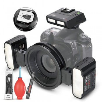 MEKE Meike MK-MT24 Macro Twin Lite  Speedlight Flash for Canon DSLR Camera 70D 60D 760D 750D 550D 450D 1200D  5D 6D EOS M3+GIFT