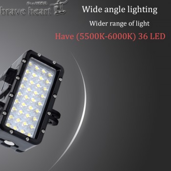 NEW  Go pro Hero 5 36 LED Beads Diving Lamp Waterproof Light For Gopro 6 5 4 Xiaomi Yi 4K+yi Lite mijia SJCAM SJ8 Accessories