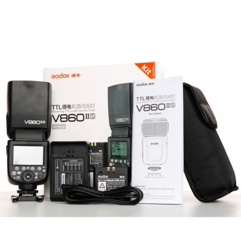 Godox Ving V860II V860II-S/N/C/F/O GN60 E-TTL HSS 1/8000 Li-ion Battery Speedlite Flash for Sony Nikon Canon Olympus Fujifilm
