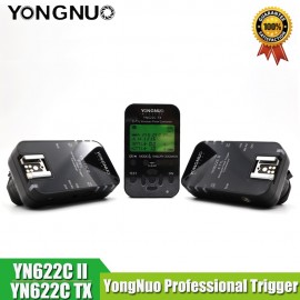 Yongnuo YN-622C II Trigger YN622C-TX LCD Controller ETTL Wireless Flash Trigger Transceivers for Canon Yongnuo Flash